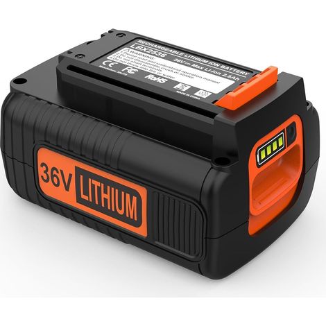 Batterie lithium-ion 36V 2000mAh - Outils Black et Decker 36V-40V - LBXR36 LBX2040 LST540 - Rechargeable (1/5)