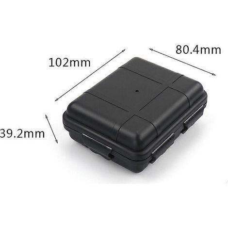 Boîtes de survie étanches et antichoc pour l'extérieur, conteneurs de rangement hermétiques pour allumettes, petits outils EDC, contenants de voyage scellés