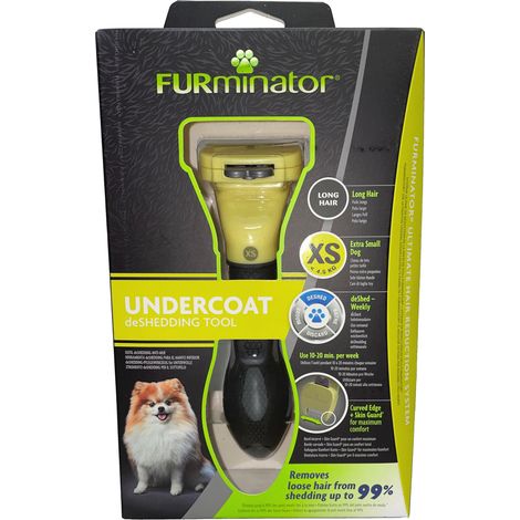 Furminator Undertock BÐ©rstenhunde langes Haar, Mini XS Rennen