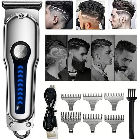 Tondeuse à cheveux électrique - deux niveaux de puissance - convient à une utilisation à domicile et en salon (1/3)