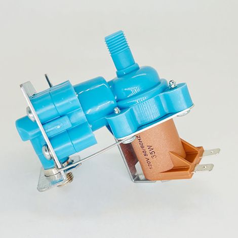 510321051004 Électrovanne de machine à glaçons pour réfrigérateur ou électrovanne d'arrivée d'eau monocanal pour lave-linge 120 V 50/60 Hz (1/4)