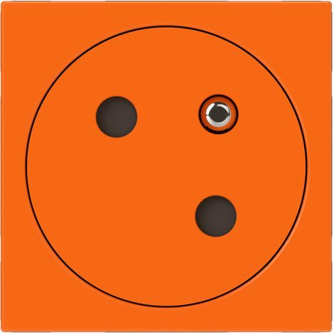 Prise de courant 2P+T Surface Mosaic Link raccordement latéral 2 modules -orange LEGRAND 077189L (1/3)
