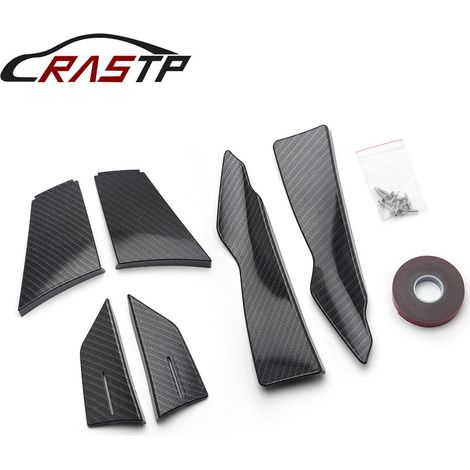 Suitable for BMW F80 M3 F82 M4 front bumper anti-scratch strips, carbon fiber front bumper combination air blades (1/5)