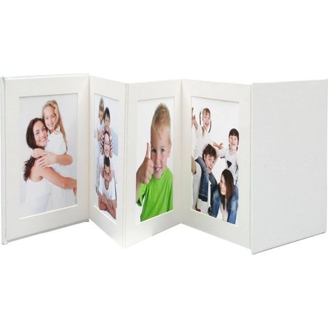album fotografico Deknudt leporello pelle 8 foto 13x18 cm