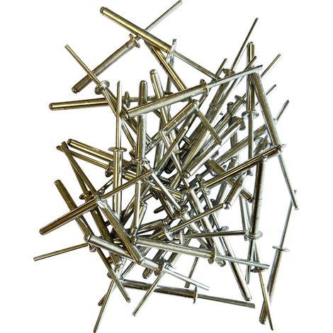Sachet de 250 rivets aluminium standards de 4.8 x 40