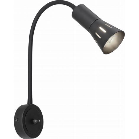Applique parete Candellux Arena nera 1xE14 interruttore (1/3)