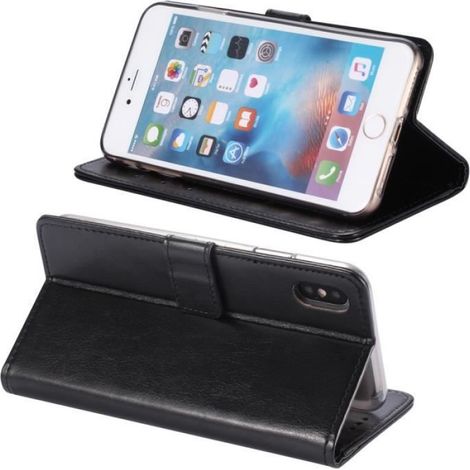 YLYH Noir Flip Cuir Housse Coque Pour Realme GT Neo 6.43 inch étui Couverture TPU Silicone Case Portefeuille Cover (1/4)