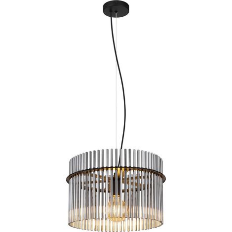 Globo - lámpara colgante - Gorley - negro - metal - Ø 40cm - E27 (1/5)