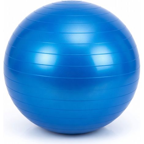 Ballon de yoga PVC bleu 65 cm modèle 56 (1/5)
