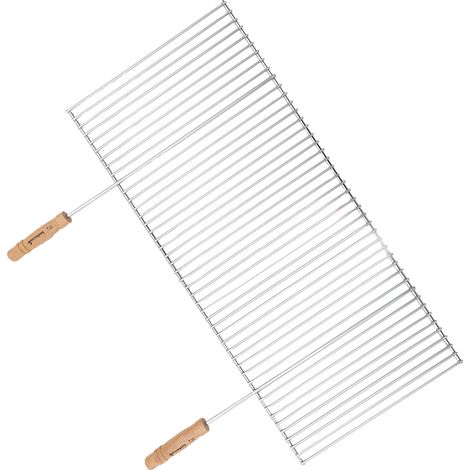 Grille de barbecue professionnelle 90 x 40 cm – Certification CE 1935:2004 – Fil de 5 mm pour cuisson précise – Poids 3,5 kg – Barbecook