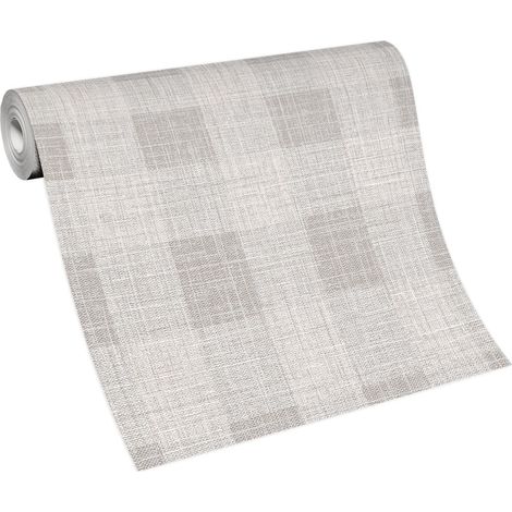 Papier peint vintage carreaux anglais beige crème Tapisserie anglaise beige idéale chambre moderne Papier peint rétro à motif carreaux (1/3)