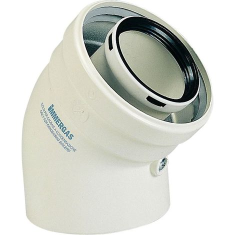 Immergas Kit curva 45ø scarico fumi coassiale 60/100 PPS 3.012095