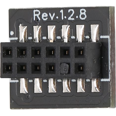 Module TPM 2.0 SPI 12 broches pour carte mère MSI - Compatible Windows 11, performances stables et durables (1/5)