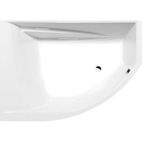TANDEM L Bain Asymétrique 170x130x50cm, Blanc