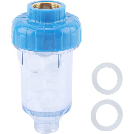 Filtre à eau avec cristaux silicium-phosphore pour laveur de filtre, accessoire de robinet (3/4"), 1 pièce. (1/5)
