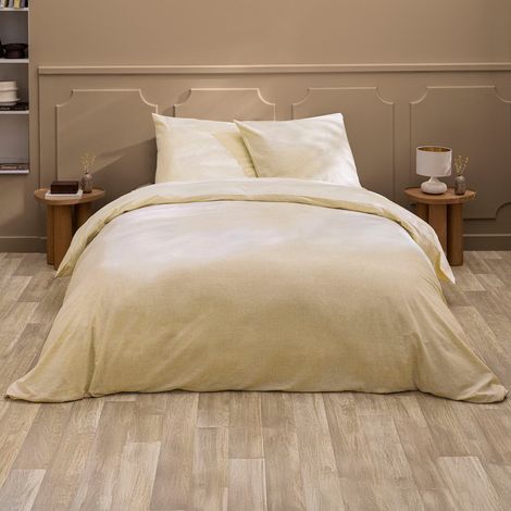 Parure de Lit 100% Coton – Housse de Couette et Taie d’Oreiller – Fermeture Pressions Discrètes – ARIANE – Certifiée Oeko-TEX - 240x220cm (1/3)