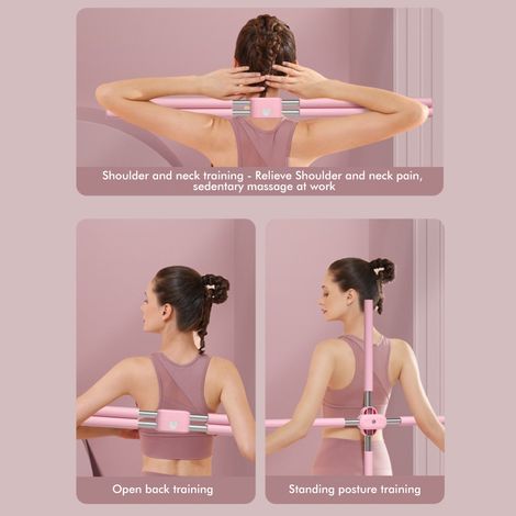 bâtons de yoga, outils d'étirement, bâtons de correction de posture, équipement d'exercice à domicile (1/5)