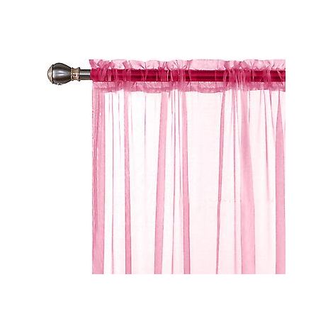 Rideau de fond en tulle semi-occultant élégant pour mariage (140180 Rose)