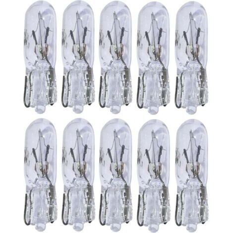 QORVA
-Lot de 10 ampoules T5 12V 1.2W pour tableau de bord..