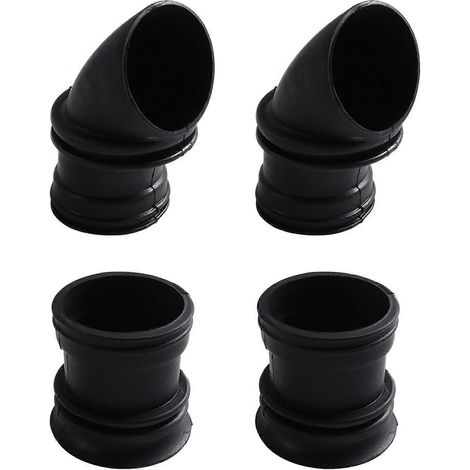 Kit de 4 manchons adaptateurs en caoutchouc pour boîte à air Kawasaki KZ550 KZ550C LTD KZ650 KZ650C (1/5)