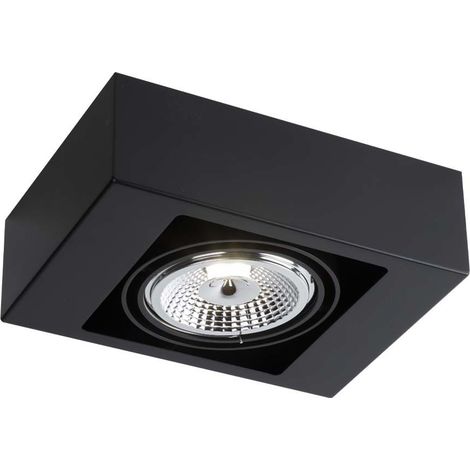 Spot soffitto Shilo KOGA nero rettangolare orientabile GU10 (1/2)