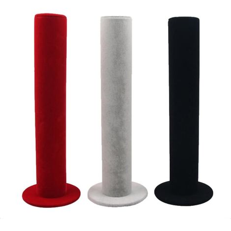 Soporte de exhibición de PVC negro para pulseras y relojes. (1/5)