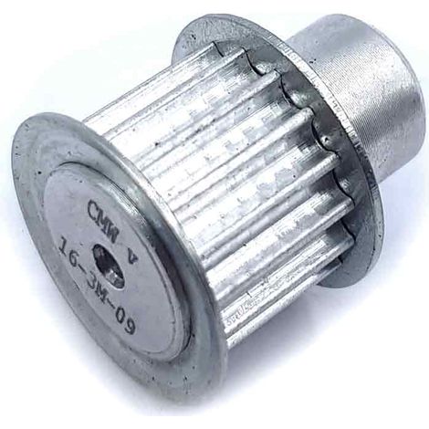 Poulie dentée moyeu plein PD3M16-9