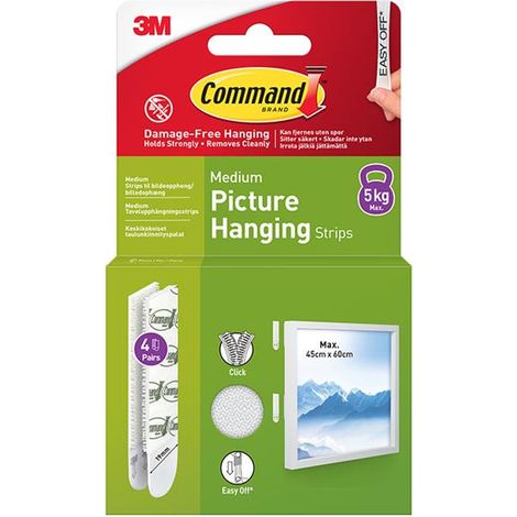 Command 7100337178 Command Medium Picture Strip x 4 7100337178 COM0691