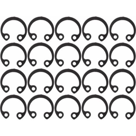 10x Circlip interne bague de retenue pour alésages en acier inoxydable DIN 472 Anneau de retenue Inox Rondelle Blocage Pince Transmission, Ø 16mm