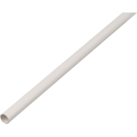 PROFILO TUBOLARE D.10X2000MM PVC BIANCO