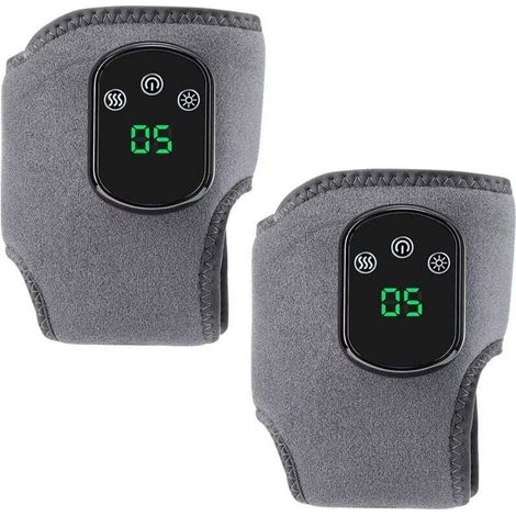 Massageur pieds et chevilles électrique - Vibration et infrarouge - Compression chaude articulations - Soulagement des douleurs