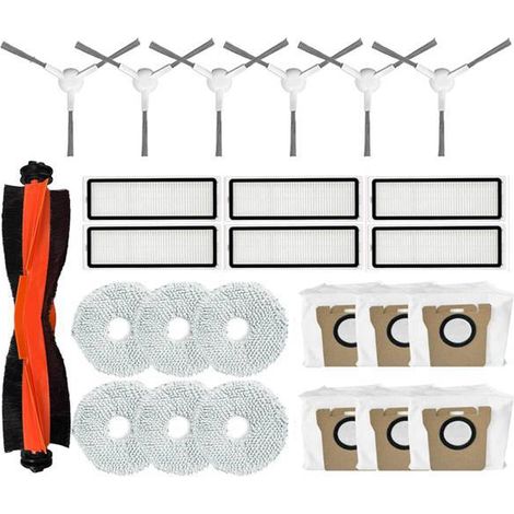1 set of colors: see photo. Material: plastic. Compatible with the Xiaomi X20+ / X20 robot vacuum cleaner. (1/5)