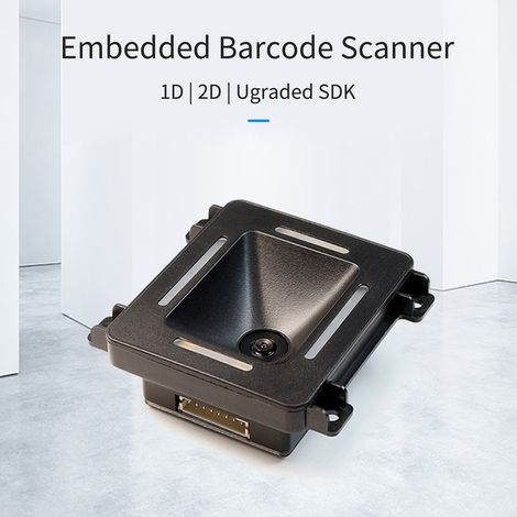 Scanner de codes-barres 1D 2D intégré, module de lecteur de codes-barres QR, connexion au port RS485, numérisation automatique pour la vérification des billets de la machine de porte, paiement mobile (1/5)