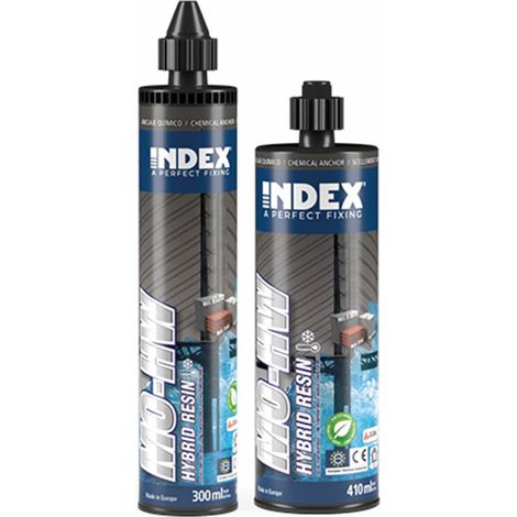 12 fixations chimiques, résine hybride sans styrène, winter, homologuée ATE option 1 - 410 ml (1/2)