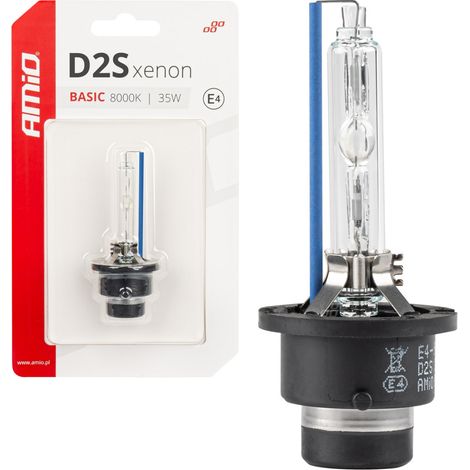 Bombilla de xenón, filamento de xenón D2S 8000K, blíster básico amio-03862 (1/5)