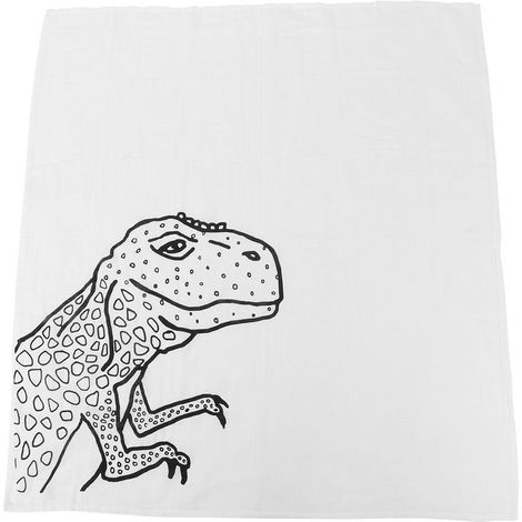 Couverture douce et chaude pour séance photo de nouveau-né, motif dinosaure, 100 x 110 cm (1/5)
