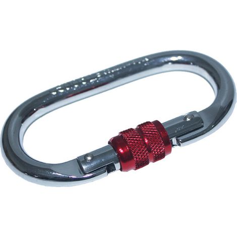 Une paire de deux pièces accessoires 25KN serrure mousqueton en aluminium équipement de boucle d'escalade hamac de yoga en plein air