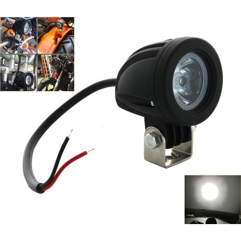 1x FEUX ADDITIONNEL LED XENLED - 10W - MOTO - QUAD - SPOT - 12 à 36 Volts (1/5)