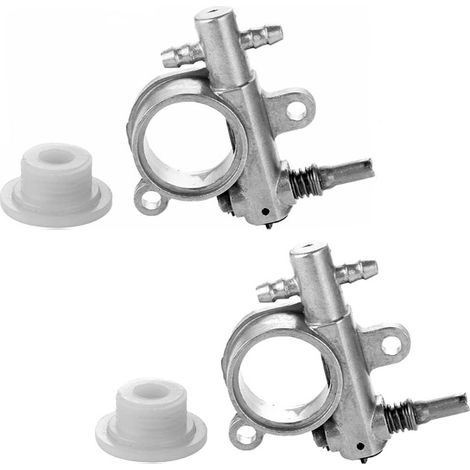 2 pièces Pompe à Huile pour Trononneuse Scie à Chane 25cc 38cc pour Les Pièces de Rechange Scie à Chane (1/2)