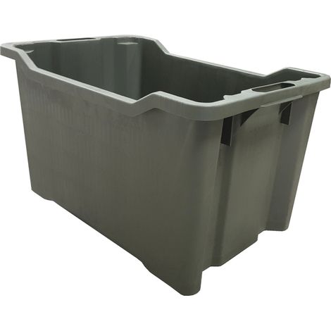 CASSETTA AGRICOLA SOVRAPPONIBILE E IMPILABILE CHIUSA 40 lt - 52x36x31 cm