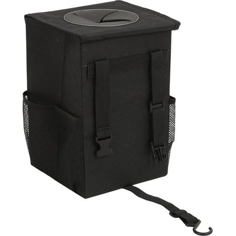 Mülleimer mit Deckel fürs Auto,Hängender Mülleimer mit Aufbewahrungstaschen,auslaufsicherer Auto-Organizer,wasserdichter Mülleimer fürs Auto (1/4)