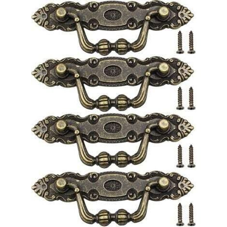 pieces drawer handle antique bronze door handle vintage furniture handles for furniture door cabinet with screws