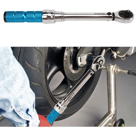 Clé dynamométrique préréglée 1/4 pouce, jeu de 15 pièces, clé à cliquet à couple réglable 2-24 NM, convient aux vélos, motos et voitures. (1/5)