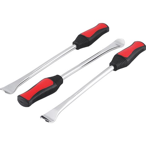 Lot de 3 démonte-pneus moto, levier pour pneu, outil de réparation de pneu en métal (1/5)
