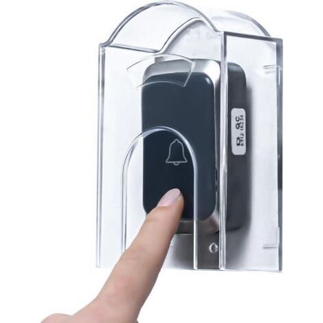 QORVA-Housse de sonnette extérieure étanche pour interrupteurs d'ouverture de porte de garage et sonnettes sans fil