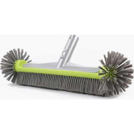 Brosse de Piscine de Remplacement 45cm, Accessoires pour Le Nettoyage des parois de la Piscine, Installation Simple, Poils hémisphériques (1/4)