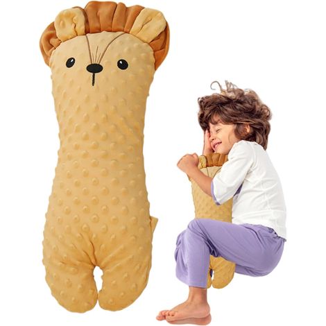 Oreiller peluche animaux apaisants couchage côté bébé haute élasticité longue étreinte douce (1/5)