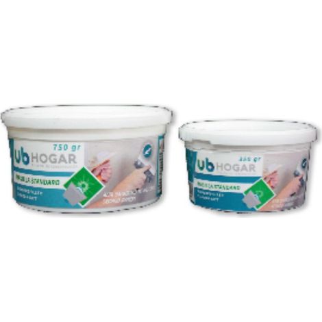 FPLUS masilla standard tarrina 1 kg , Pasta para relleno y alisado de paredes.