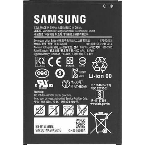 Batterie Interne - SAMSUNG - Galaxy Tab Active 3 - 5050mAh - Lithium Ion - Originale EB-BT575BBE (1/5)