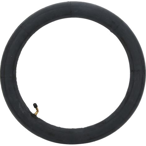 Chambre à air en caoutchouc butyle pour vélo électrique, valve métallique coudée, accessoires VAE (16x2.50) (1/5)